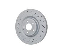 2x Disco de freno perforado 0 986 479 D07 BOSCH para MERCEDES-BENZ CLS