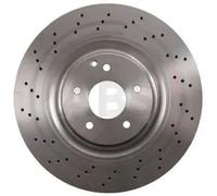 2x Disco de freno perforado 17367 A.B.S. para MERCEDES-BENZ CLASE C CLK SLK