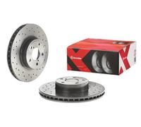 2x Disco de freno perforado/ventil. int. 09.5674.2X BREMBO para SUBARU TOYOTA