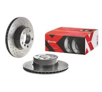 2x Disco de freno perforado/ventil. int. 09.6924.1X BREMBO para BMW 5 5 Touring