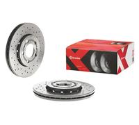 Brembo Disco de freno 0970111X delantero perforado ventilado 1 pieza