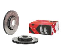 2x Disco de freno perforado/ventil. int. 09.9078.2X BREMBO para RENAULT DACIA