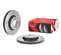 2x Disco de freno perforado/ventil. int. 09.9130.1X BREMBO para VOLVO V70 I