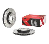 2x Disco de freno perforado/ventil. int. 09.9468.2X BREMBO para MAZDA 5 3