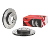 2x Disco de freno perforado/ventil. int. 09.9581.1X BREMBO para BMW X3