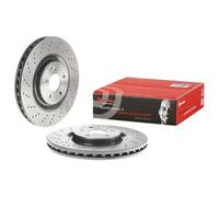 2x Disco de freno perforado/ventil. int. 09.A731.11 BREMBO para MERCEDES-BENZ