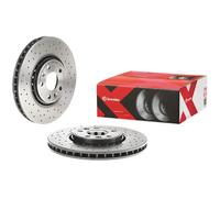 2x Disco de freno perforado/ventil. int. 09.B352.1X BREMBO para RENAULT LATITUDE
