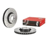 2x BREMBO 09.B474.11 Disco de freno Delantero 360mm