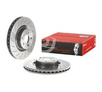 2x Disco de freno perforado/ventil. int. 09.B746.51 BREMBO para MERCEDES-BENZ