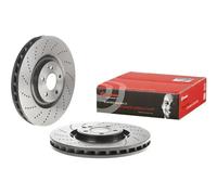 2x Disco de freno perforado/ventil. int. 09.B747.51 BREMBO para MERCEDES-BENZ
