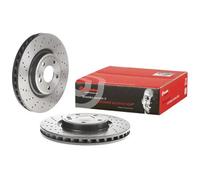 Disco de freno BREMBO 09B80751 delantero, ventilado , altamente carbonizado, 1 Pieza