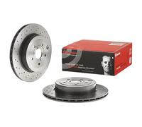 2x Disco de freno perforado/ventil. int. 09.C829.11 BREMBO para SUBARU WRX Sedán