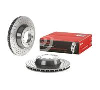 2x Disco de freno perforado/ventil. int. 09.C878.11 BREMBO para PORSCHE 911