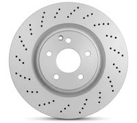 2x Disco de freno perforado/ventil. int. 18285 A.B.S. para MERCEDES-BENZ CLASE E