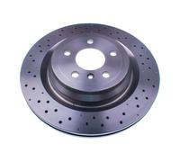 2x Disco de freno perforado/ventil. int. B130721 DENCKERMANN para MERCEDES-BENZ