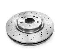 2x Disco de freno perforado/ventil. int. M2006V SAMKO para MERCEDES-BENZ CLASE C