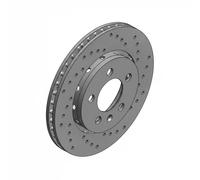 2x Disco de freno ventilación externa 100.1241.52 ZIMMERMANN para VW AUDI SEAT