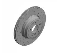 2x Disco de freno ventilación externa 150.3438.52 ZIMMERMANN para BMW 7