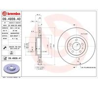 BREMBO 09.4939.41 Disco de freno