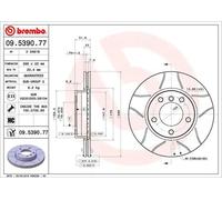 2x Disco de freno ventilación interna 09.5390.77 BREMBO para BMW 3 3 Coupé