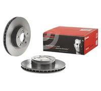 2x Disco de freno ventilación interna 09.5673.11 BREMBO para SUBARU LEGACY I