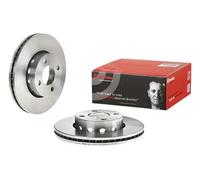 2x Disco de freno ventilación interna 09.5724.10 BREMBO para AUDI COUPE B3