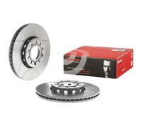 2x Disco de freno ventilación interna 09.5745.76 BREMBO para AUDI VW SKODA SEAT