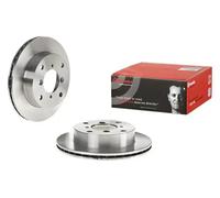 2x Disco de freno ventilación interna 09.5857.14 BREMBO para SUZUKI SUBARU