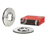 2x Disco de freno ventilación interna 09.6726.10 BREMBO para HONDA