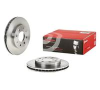 2x Disco de freno ventilación interna 09.7043.20 BREMBO para MITSUBISHI KIA