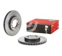 2x Disco de freno ventilación interna 09.8071.11 BREMBO para MITSUBISHI L200