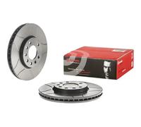 2x Disco de freno ventilación interna 09.9165.75 BREMBO para CADILLAC SAAB OPEL