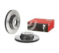 2x Disco de freno ventilación interna 09.9355.11 BREMBO para BMW 7