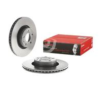 2x Disco de freno ventilación interna 09.9540.11 BREMBO para AUDI A6 C6