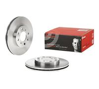 2x Disco de freno ventilación interna 09.9554.10 BREMBO para HONDA CAPA LOGO