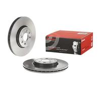 2x Disco de freno ventilación interna 09.9895.11 BREMBO para RENAULT SCÉNIC II