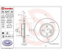 Brembo 09.A047.31 Rotores de Discos de Frenos