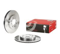 2x Disco de freno ventilación interna 09.A357.10 BREMBO para HONDA JAZZ II