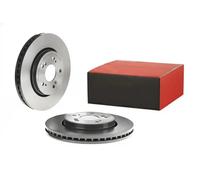 Brembo Disco de freno 09A86611, delantero ventilado, 1 pieza