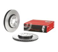 2x Disco de freno ventilación interna 09.B356.21 BREMBO para OPEL CHEVROLET