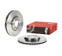 BREMBO 2x Disco de Freno Delantero Ø340mm Ventilado para VW Transporter VI Caja