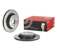 2x Disco de freno ventilación interna 09.B507.11 BREMBO para SAAB 9-5