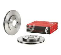 2x Disco de freno ventilación interna 09.B560.10 BREMBO para DAIHATSU TERIOS