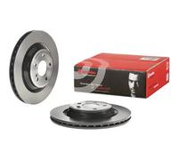 2x Disco de freno ventilación interna 09.B743.41 BREMBO para MERCEDES-BENZ SL