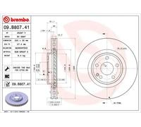 Brembo 09B80741 Discos de Freno con Recubrimiento UV, Set de 2