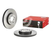 2x Disco de freno ventilación interna 09.C312.11 BREMBO para HONDA CIVIC IX