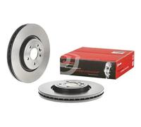 2x Disco de freno ventilación interna 09.D063.11 BREMBO para JAGUAR XE XF II