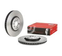 2x Disco de freno ventilación interna 09.D064.21 BREMBO para JAGUAR LAND ROVER
