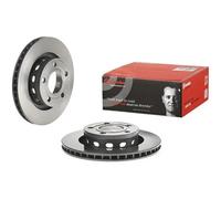 2x Disco de freno ventilación interna 09.D230.11 BREMBO para AUDI VW