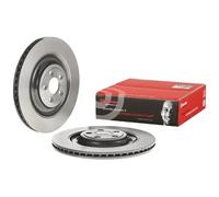 Disco de freno BREMBO 09D43411 trasero, ventilado , altamente carbonizado, 1 Pieza